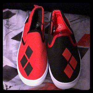 Brand New Harley Quinn shoes adult small 5-6